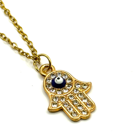 Goldene Kette "Hand der Fatima"