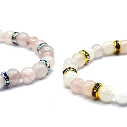 Armband „Rosenquarz“