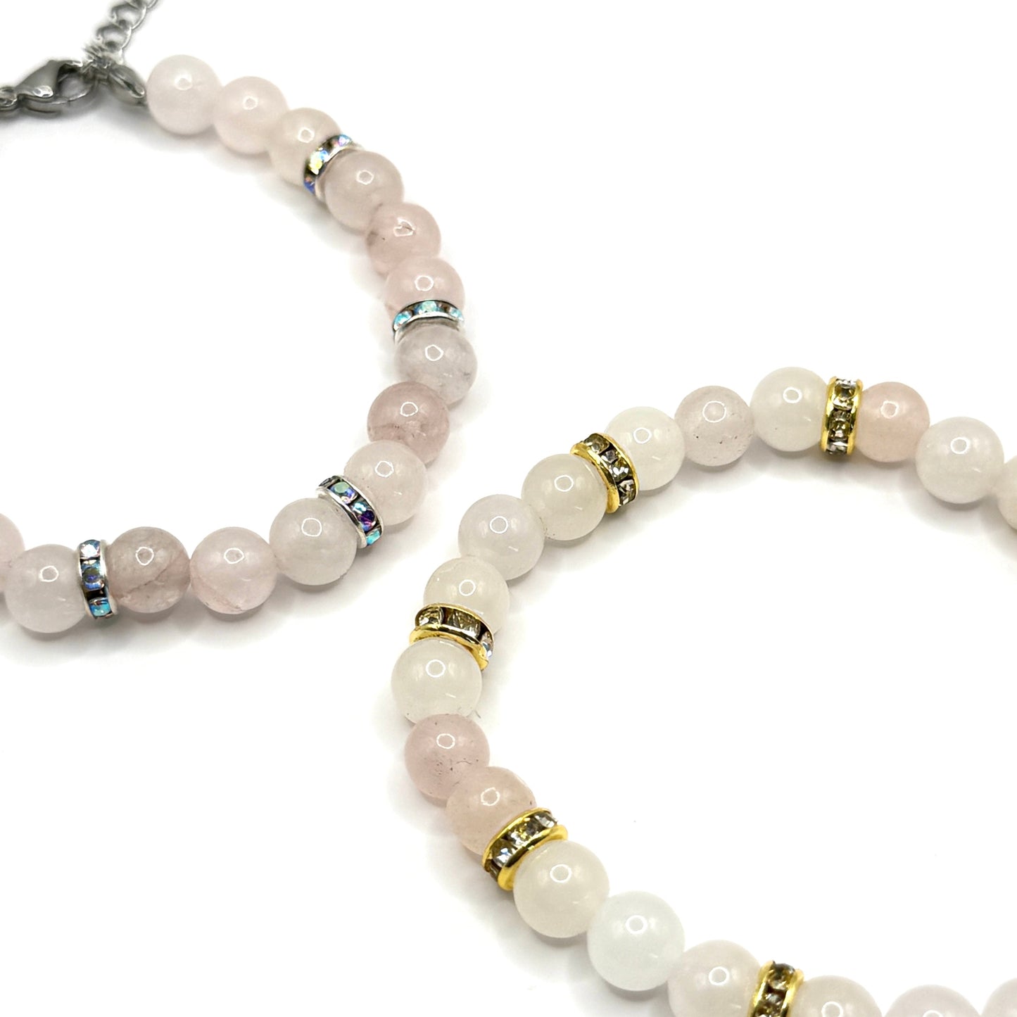 Armband „Rosenquarz“