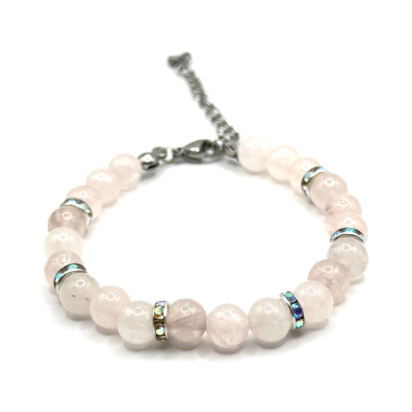 Armband „Rosenquarz“